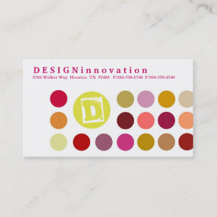 DESIGNInnovation [rosa] visitkortar Visitkort