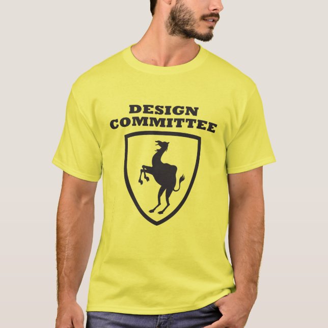 Designkommitté (ljus färgad bakgrund) t shirt (Framsida)