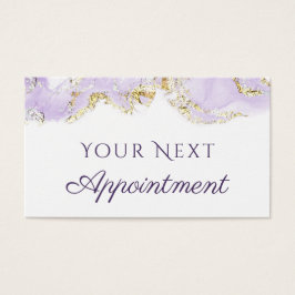 designkort för lavender-marbling visitkort