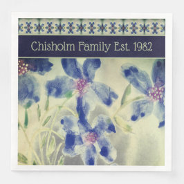 Designområde för dekorativ typografi pappersservett