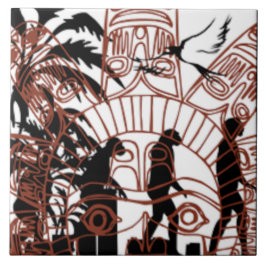 Designpanel för andra skift-arbetare kakelplatta