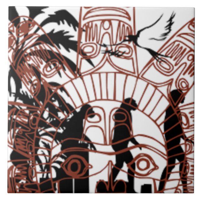 Designpanel för andra skift-arbetare kakelplatta (Framsidan)