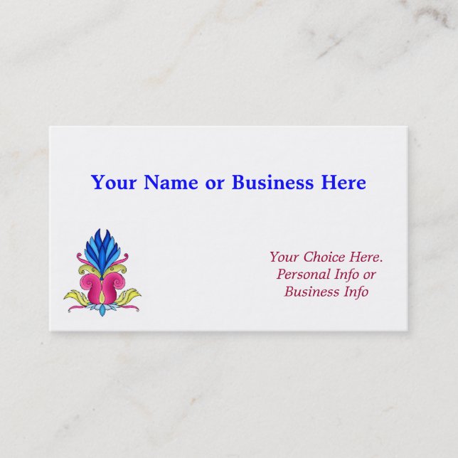 Designprofilkort Visitkort (Framsida)