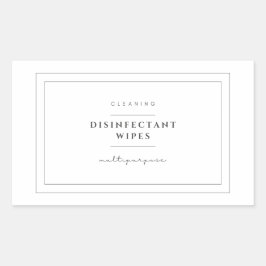 Desinfektionsmedel med etikett för Wipes