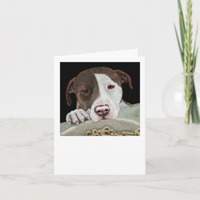 "Desire" - Pit Bull Card Kort (Framsida)