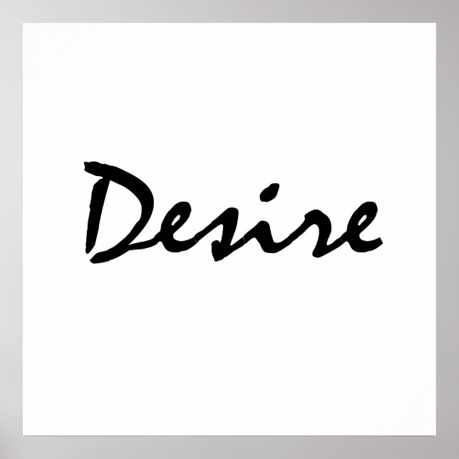 Desire Poster (Framsidan)