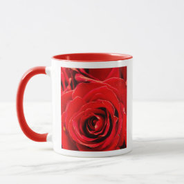 Desire Red Roses 11oz Two-Tone Mug Red Mugg
