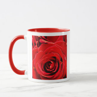 Desire Red Roses 11oz Two-Tone Mug Red Mugg