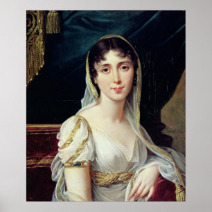 Desiree Clary Queen of Sverige, 1807 Poster