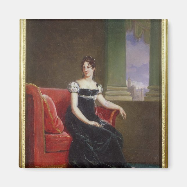 Desiree Clary Queen of Sverige Magnet (Framsidan)