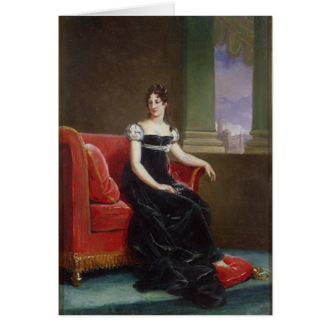 Desiree Clarydrottning av sverigen Hälsningskort (Framsidan)