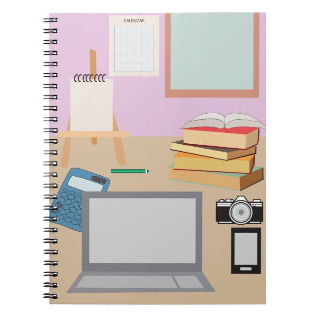 Desk 01 anteckningsbok (Framsidan)