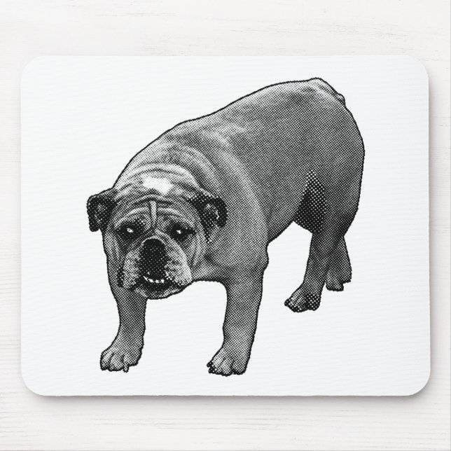 Desk Snö Dots Musmatta (Framsidan)