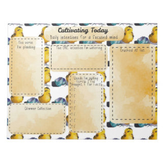 Desktop Journal - Daily Intention Anteckningsblock