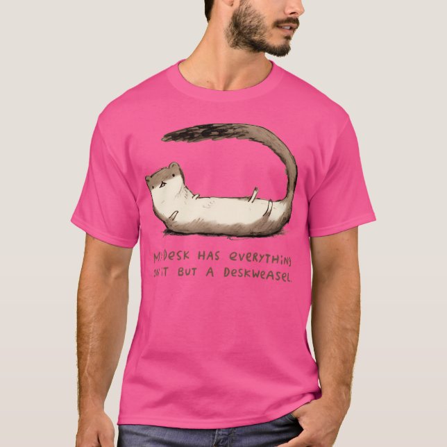 Deskweasel T Shirt (Framsida)