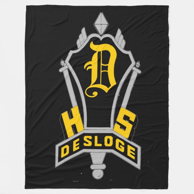 DESLOGE HIGH SCHOOL FLEECEFILT (Framsidan)