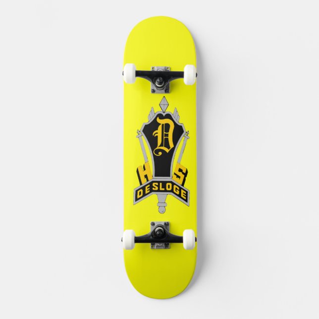 DESLOGE HIGH SCHOOL MINI SKATEBOARD BRÄDA 18,7 CM (Framsida)