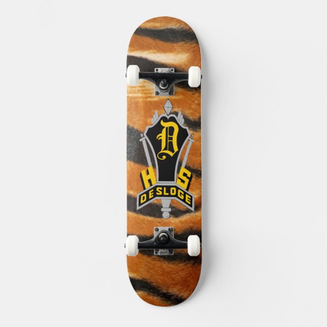 DESLOGE HIGH SCHOOL-SKATTBORD SKATEBOARD BRÄDA 20 CM (Framsida)