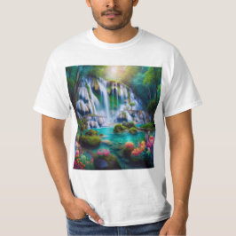 Deslumbrante Cascada en un Paraíso Natural T Shirt