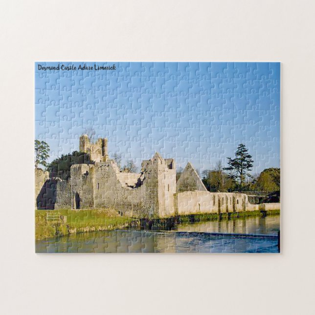 Desmond Castle Adare Limerick Jigszle Puzzle Pussel (Horisontell)