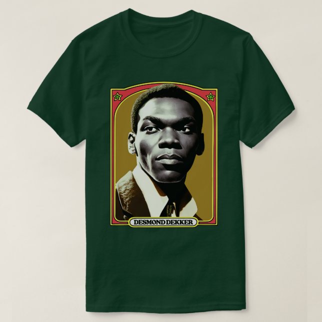 Desmond Dekker 70s Reggae Original Design T Shirt (Design framsida)