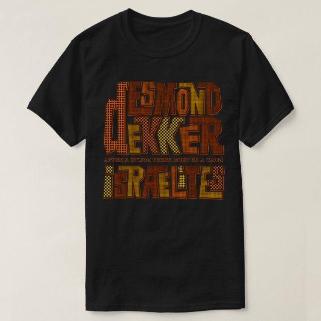 Desmond Dekker efter stormen T Shirt (Design framsida)