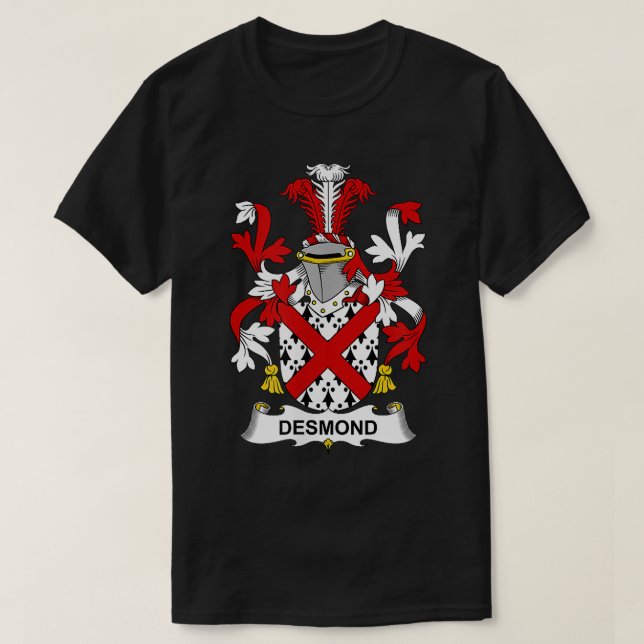 Desmond Jackar Arm Family Crest T Shirt (Design framsida)