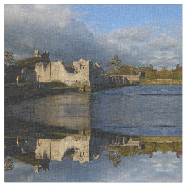 Desmond slott i Adare Irland Tyg (Närbild)