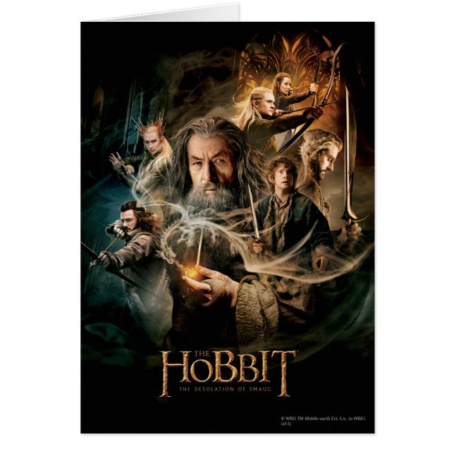 DESOLATION AV SMAUG™-tecken 2 Hälsningskort (Framsidan)