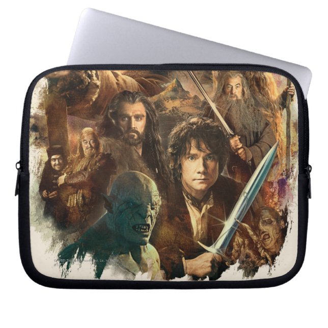 DESOLATION AV SMAUG™-tecken Laptop Sleeve (Framsidan)