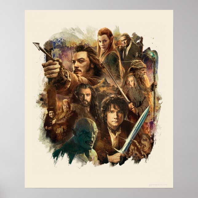DESOLATION AV SMAUG™-tecken Poster (Framsidan)