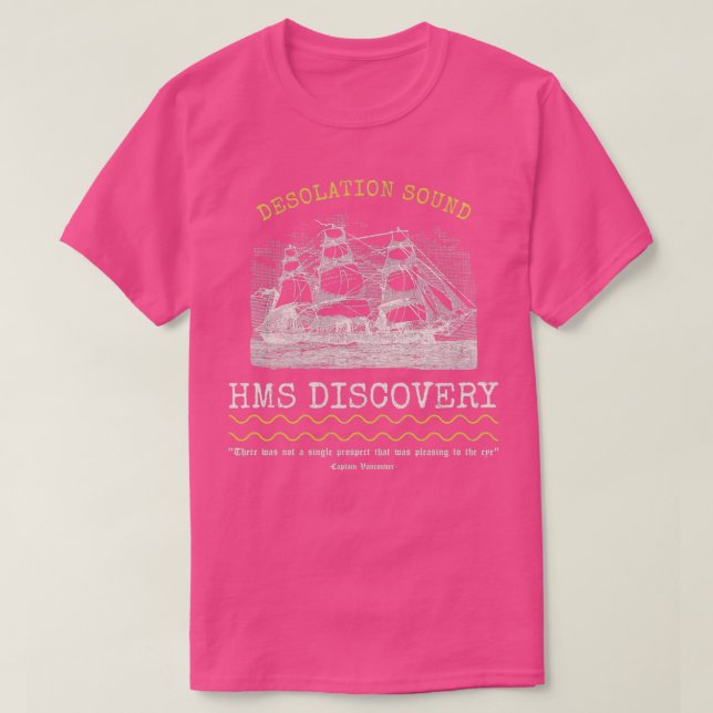Desolation Ljud HMS DISCOVERY T Shirt (Design framsida)