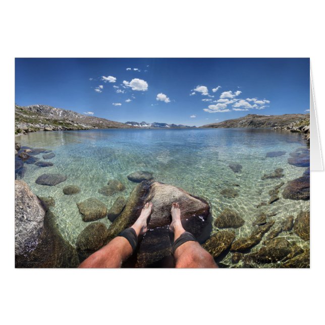 Desolation Sjö - Sierra Hälsningskort (Framsidan Horizontal)