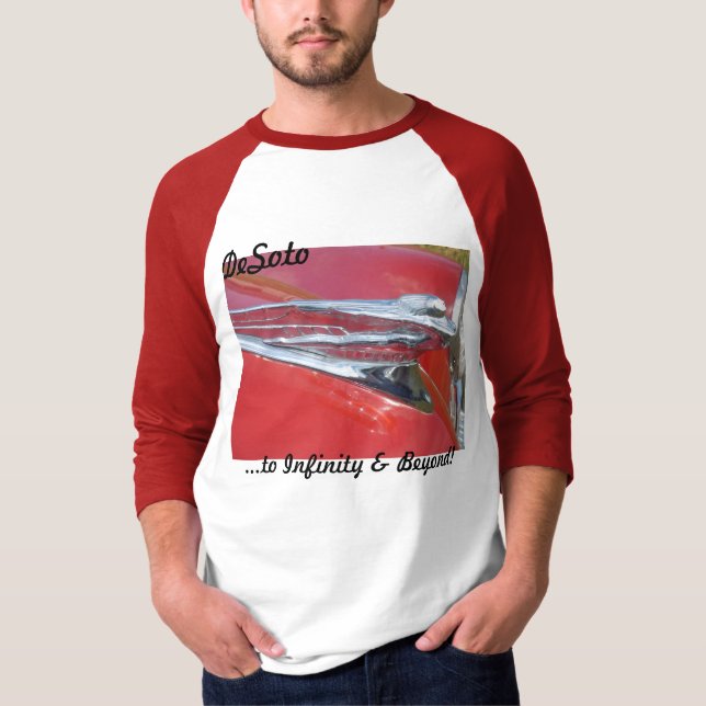 DeSoto 1946 1947 1948 flyggudinnavintage T Shirt (Framsida)