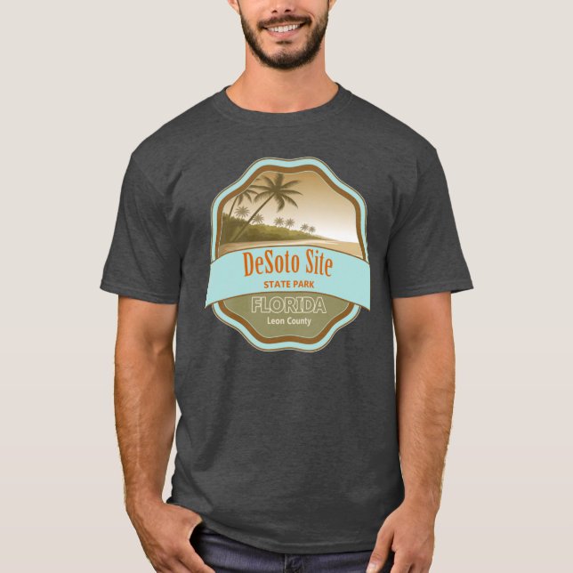 DeSoto Site Historic State Park Leon County Florid T Shirt (Framsida)