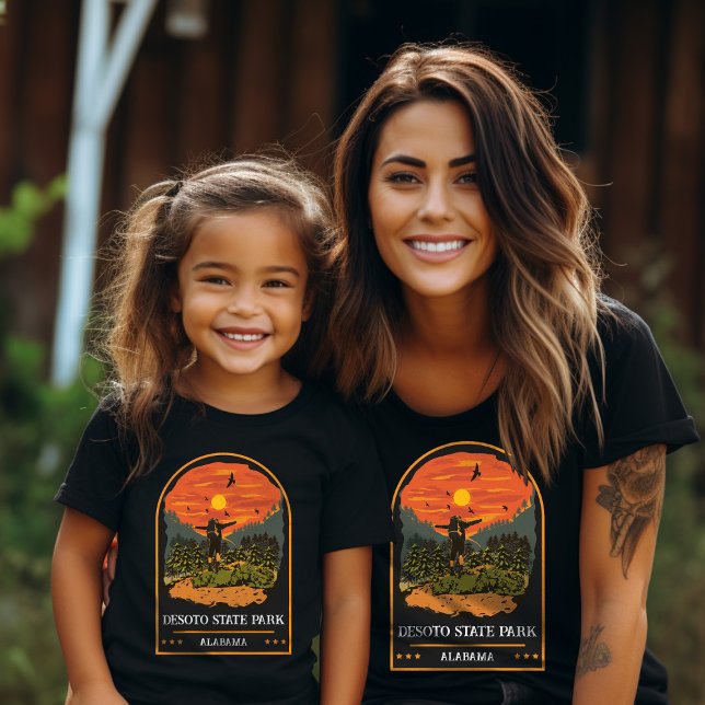 Desoto State Park camping resa retro T Shirt (Skapare uppladdad)