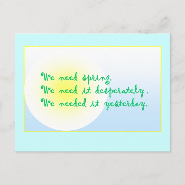 Desperatley söker Vår Vykort (Framsida)