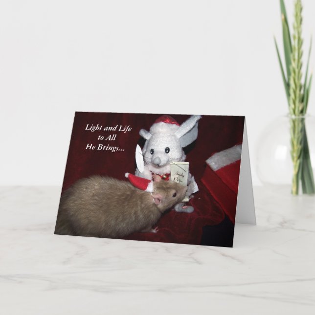 Despereaux Christmas Card Helgkort (Framsida)