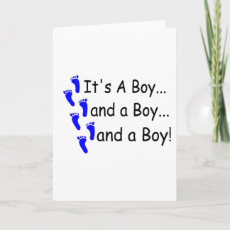 Dess A Boy Baby Triplets Meddelande
