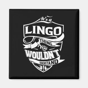 Dess A Lingo Sak-gåvor Magnet