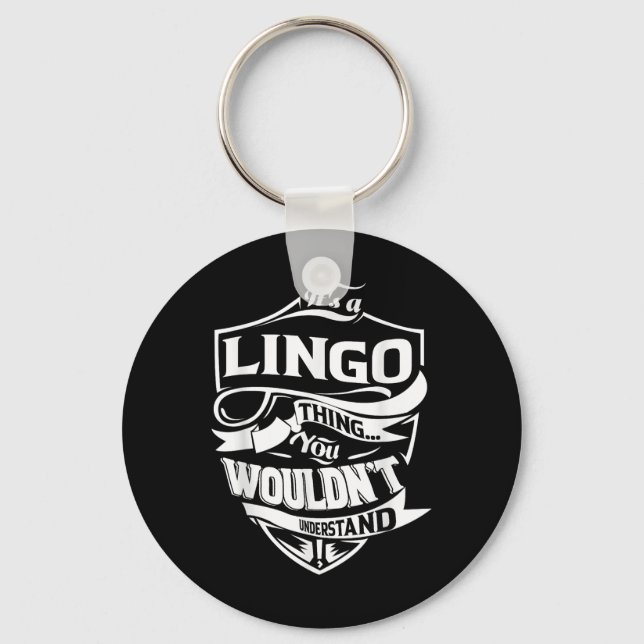 Dess A Lingo Sak-gåvor Nyckelring (Framsida)