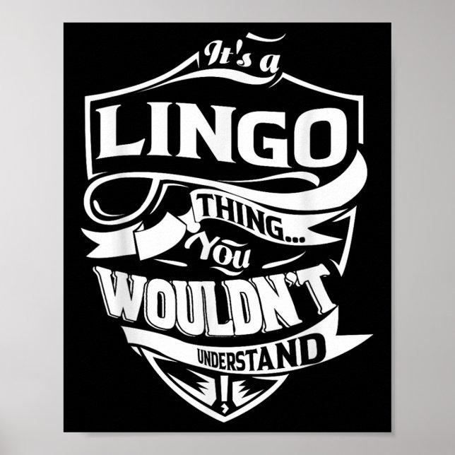 Dess A Lingo Sak-gåvor Poster (Framsidan)