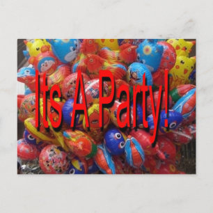Dess A Party! Förråd Inbjudan Vykort