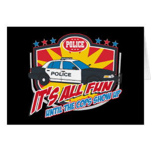 Dess all roliga polis hälsningskort