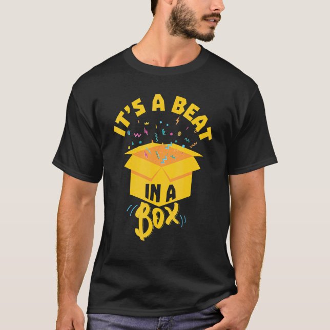 Dess är en rytm i en låda rappare t shirt (Framsida)