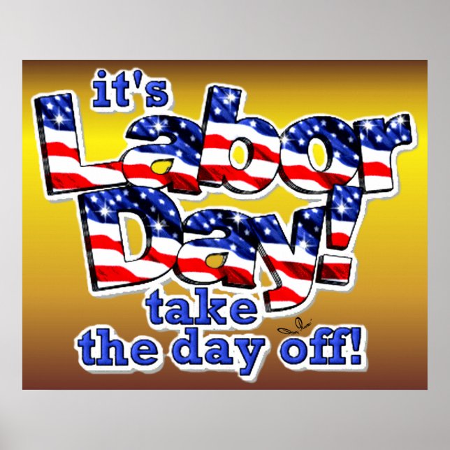 Dess arbetsdag-utskrift poster (Framsidan)