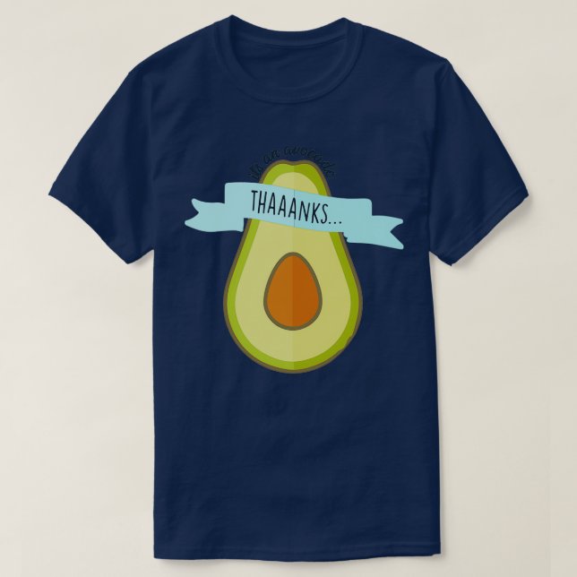 Dess Avocado vinyl T Shirt (Design framsida)