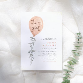 Dess barnstödsprogram för Eucalyptus Greenery Ball Inbjudningar