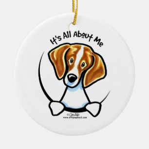 Dess Beagle All omkring mig IAAM Julgransprydnad Keramik