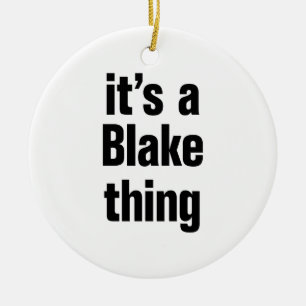 dess blake sak julgransprydnad keramik